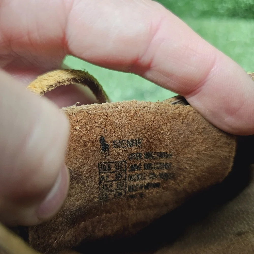 Polo Ralph Lauren Bienne Brown Leather Casual Boat Shoes Mens Size 10.5